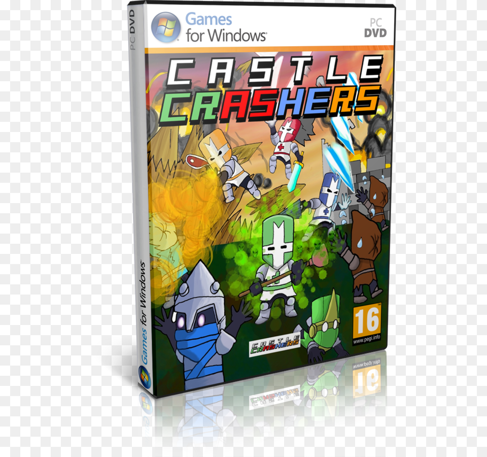 Castle Crashers Full Version Mini Game Castle Crashers, Book, Comics, Publication, Person Png Image