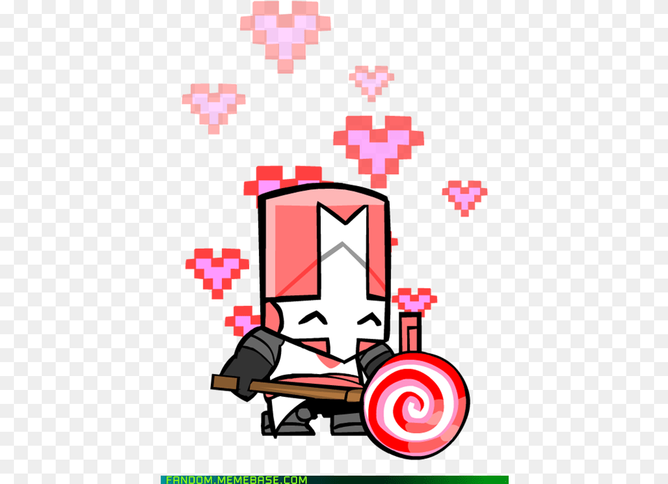 Castle Crashers Pink Knight, Food, Sweets Free Png