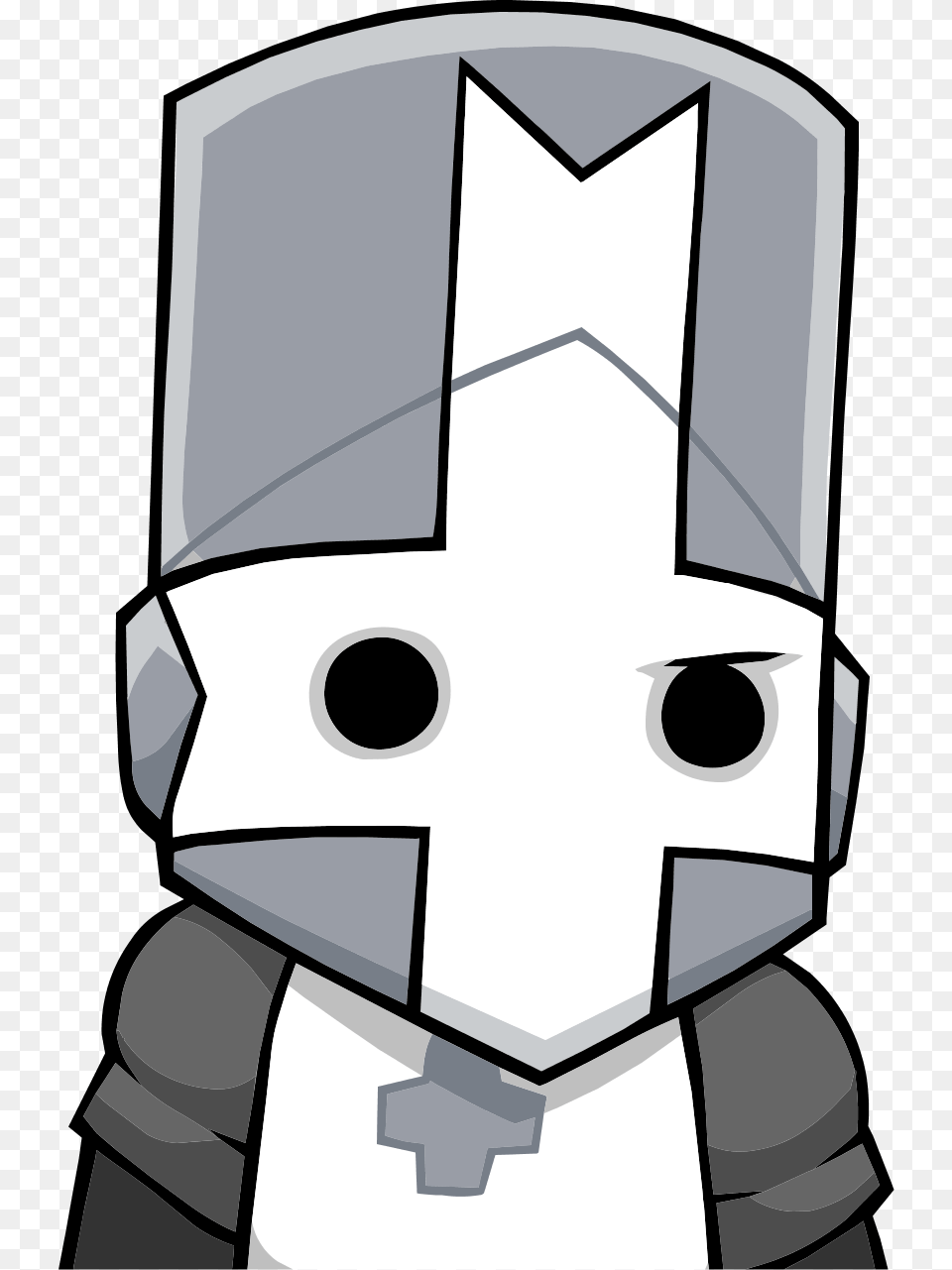 Castle Crashers Wiki Castle Crashers Open Faced Grey Knight Png Image