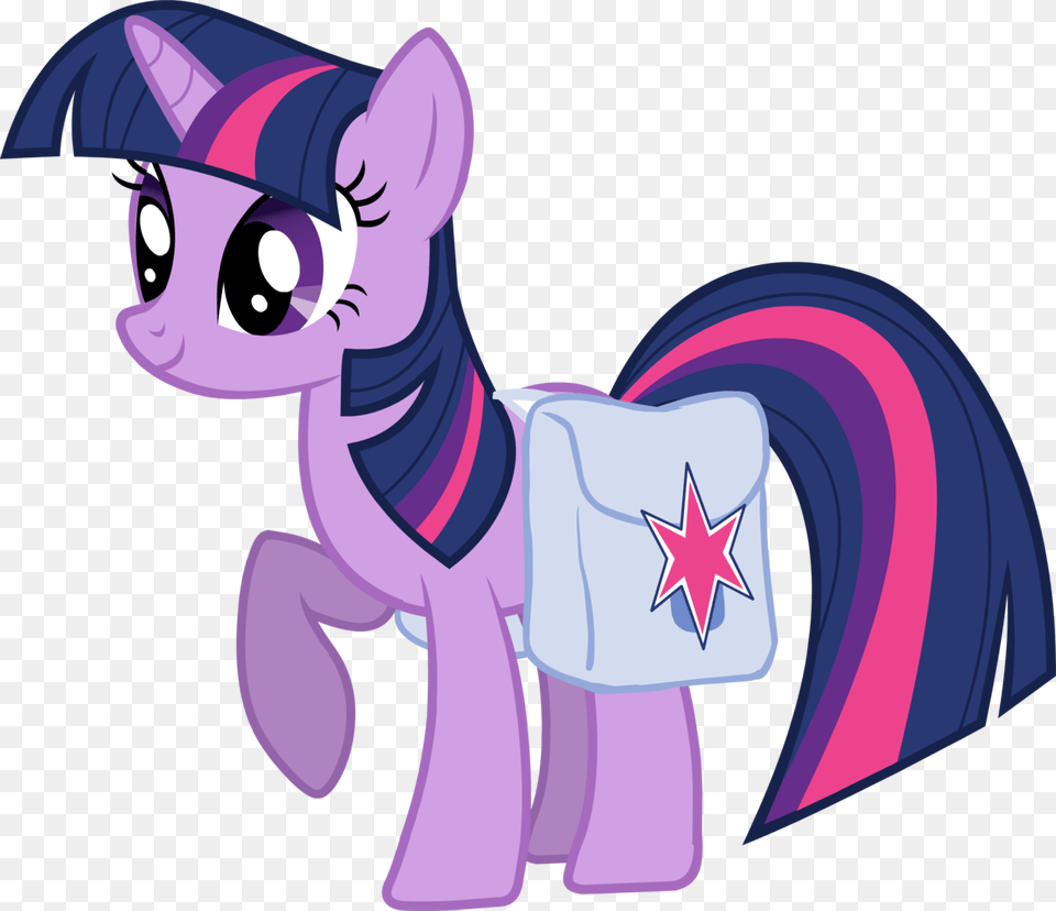 Castle Creator Official Raised Hoof Saddle Bag Twilight Sparkle My Little Pony, Book, Comics, Publication, Cartoon Png Image