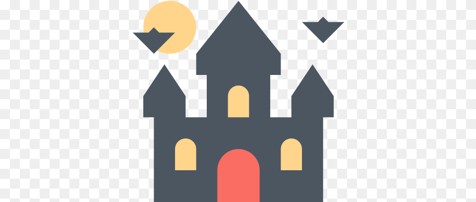 Castle Dracula Halloween Horror Icon Of Materia Flat, Altar, Architecture, Building, Church Png