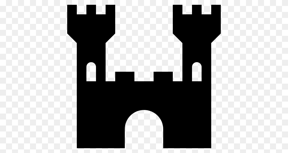 Castle Icon, Stencil, Cutlery, Fork, Architecture Free Png