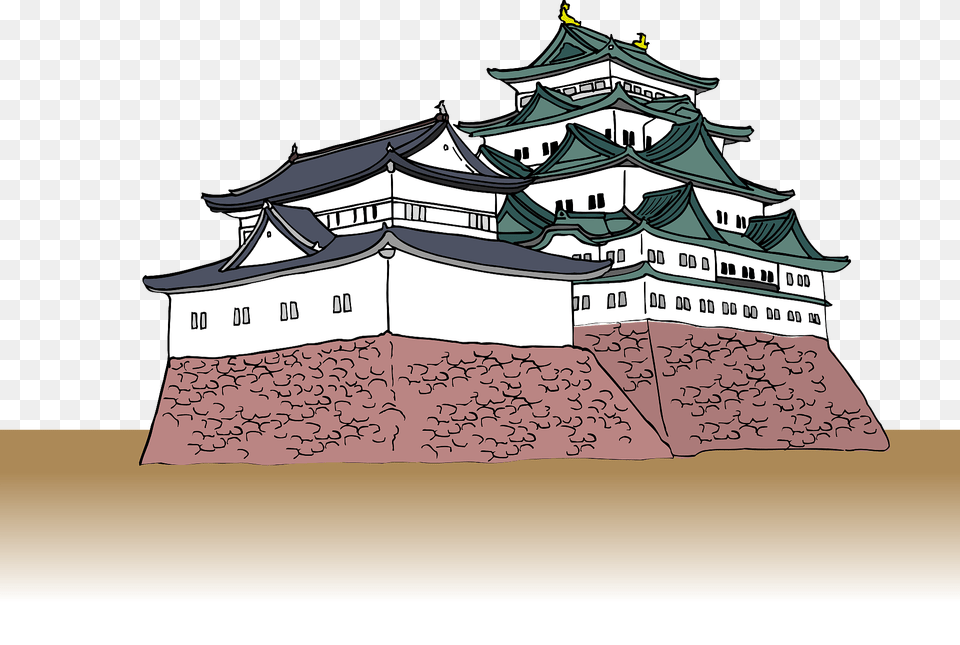 Castle In Odawara Clipart, Architecture, Building, Fortress Free Png Download