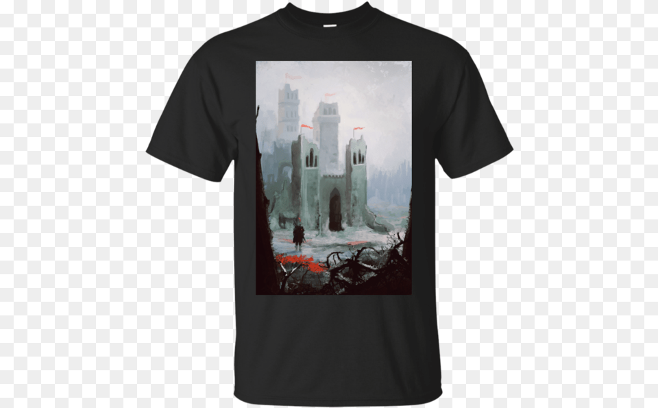 Castle In The Snow T Shirt Amp Hoodie T Shirt, Clothing, T-shirt, Art, Painting Png Image