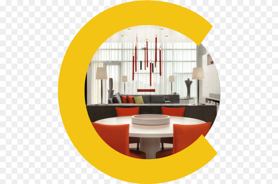 Castle Interior Design Icon Logo Circle, Architecture, Room, Living Room, Interior Design Free Transparent Png
