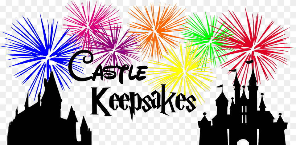 Castle Keepsakes Meijiafei Halloween Castle Acrylic Cake Topper, Fireworks, Light, Machine, Wheel Free Transparent Png