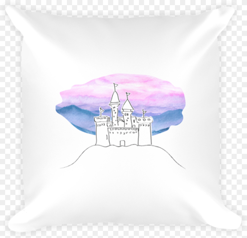 Castle On The Hill Ed Sheeran Square Pillow Cushion, Home Decor, Architecture, Building, Fortress Free Png Download