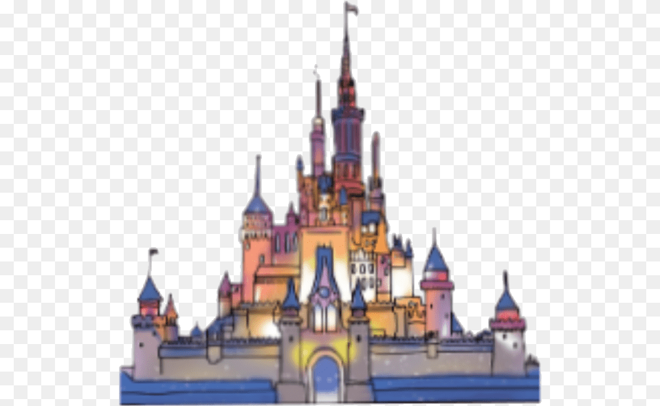 Castle Queen Disney Sticker Transparent Disney Castle, Architecture, Building, Fortress Free Png