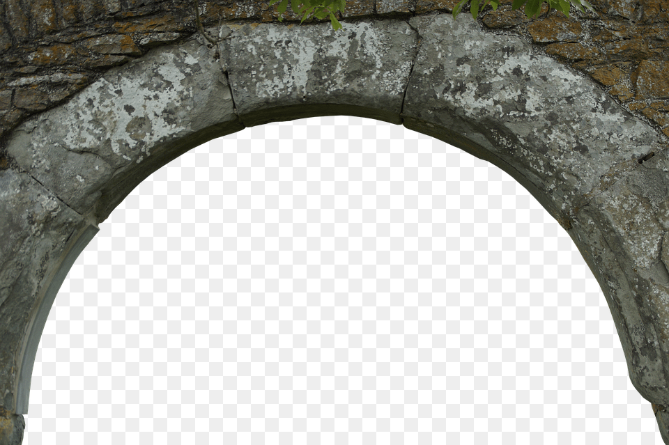 Castle Ruin Archway Input Middle Ages Arch Transparent, Architecture, Hole, Tunnel, Plant Png Image