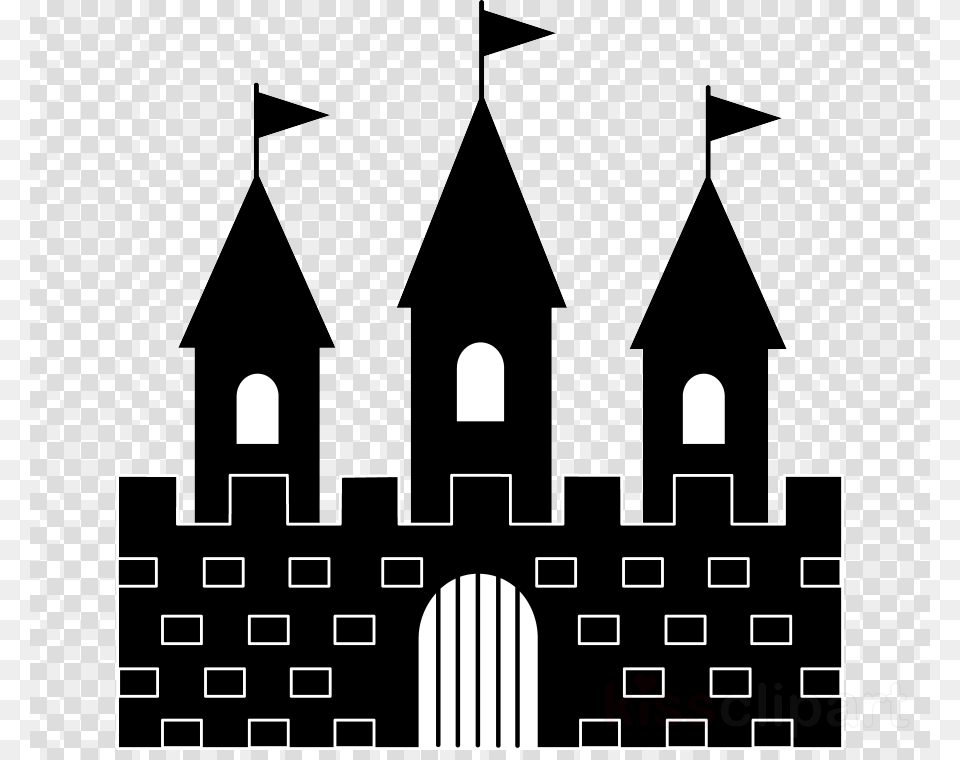 Castle Silhouette Drawing Clipart Sleeping Beauty Castle Stone Castle Clipart, Architecture, Building, Cathedral, Church Free Png