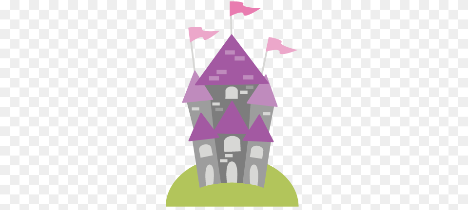 Castle Svg File For Scrapbooking Cardmaking Castle Purple Castle, Architecture, Building, Spire, Tower Png Image