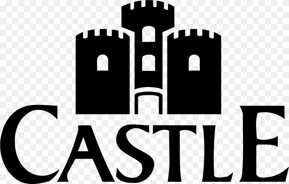 Castle Vector Logo Of A Castle, Gray Free Transparent Png