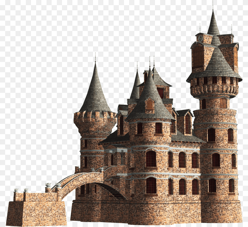 Castle With Background, Architecture, Building, Fortress, Spire Free Transparent Png