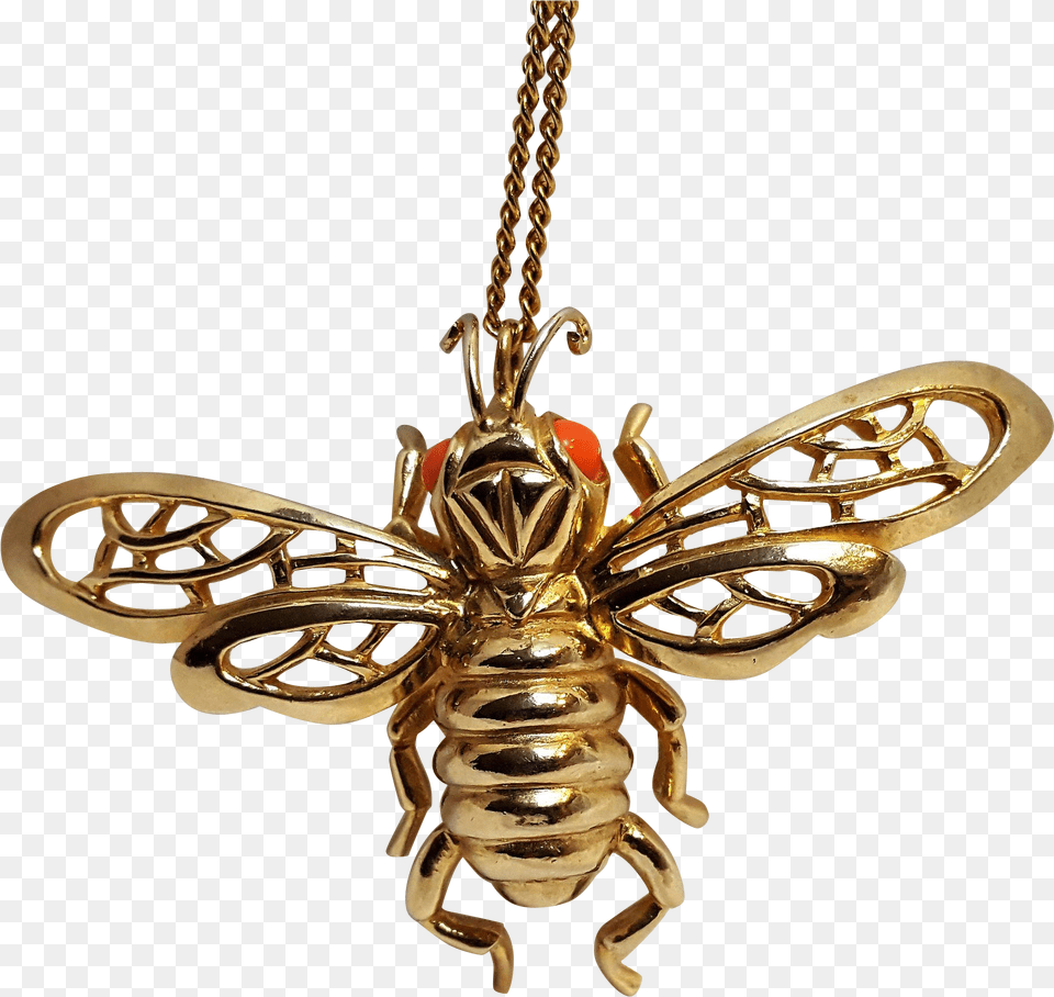 Castlecliff Bumble Bee Pendant Simulated Coral Eyes, Accessories, Lamp, Chandelier, Invertebrate Png