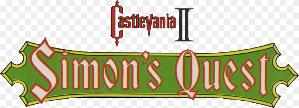 Castlevania 2 Logo Castlevania Simon39s Quest, Text, Symbol Png Image