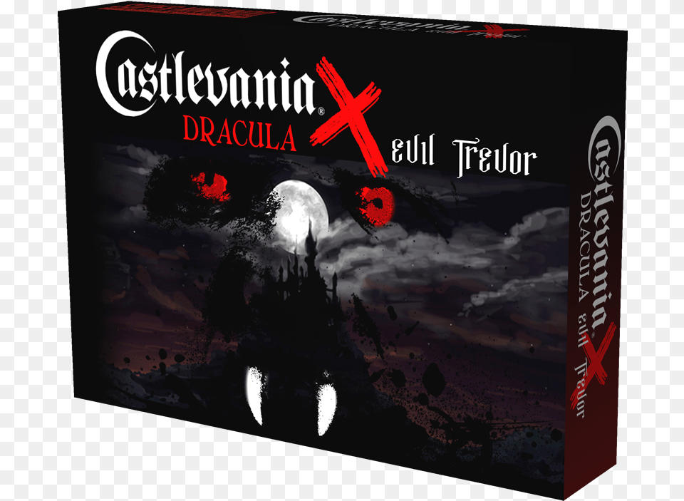 Castlevania Dracula X Evil Trevor Hack In Box Castlevania Dracula X Evil Trevor Snes Cover, Astronomy, Book, Moon, Nature Free Png Download