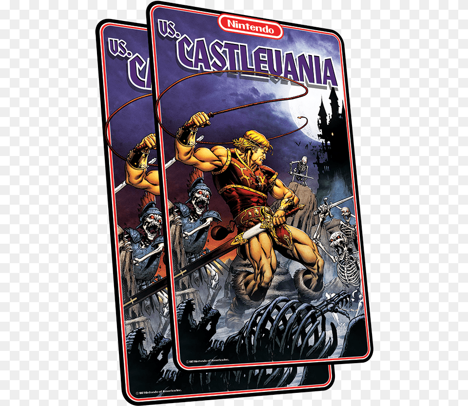 Castlevania Side Art Castlevania, Book, Comics, Publication, Person Free Png Download