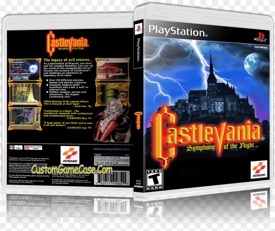 Castlevania Symphony Of The Night Castlevania Symphony Of The Night Case, Advertisement, Poster, Person, Man Free Transparent Png