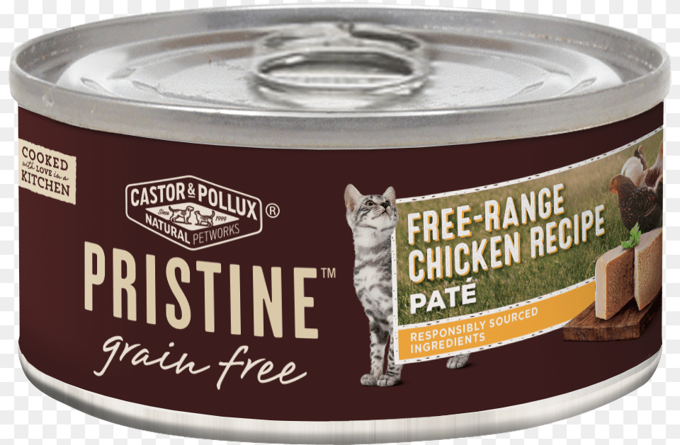 Castor And Pollux Pristine Grain Range Chicken Kitten, Aluminium, Food, Tin, Canned Goods Free Transparent Png