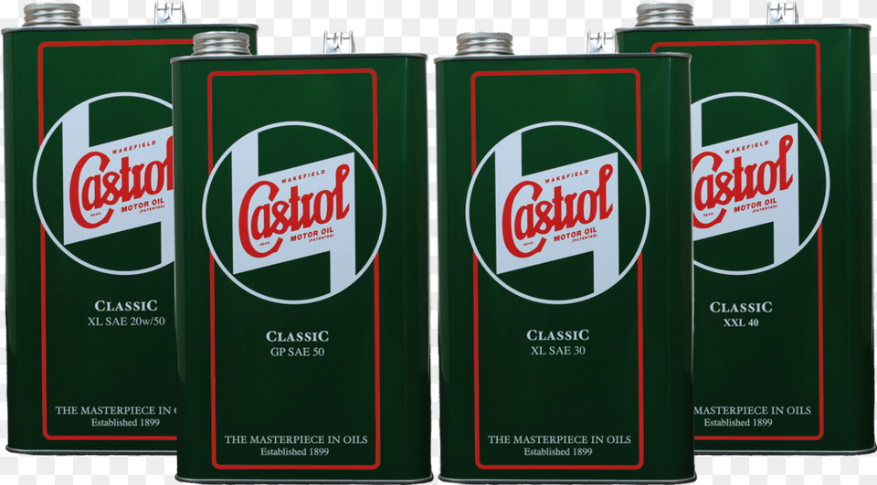 Castrol Classic Oils Castrol Classic 20w40, Bottle, Can, Tin, Beverage Free Png