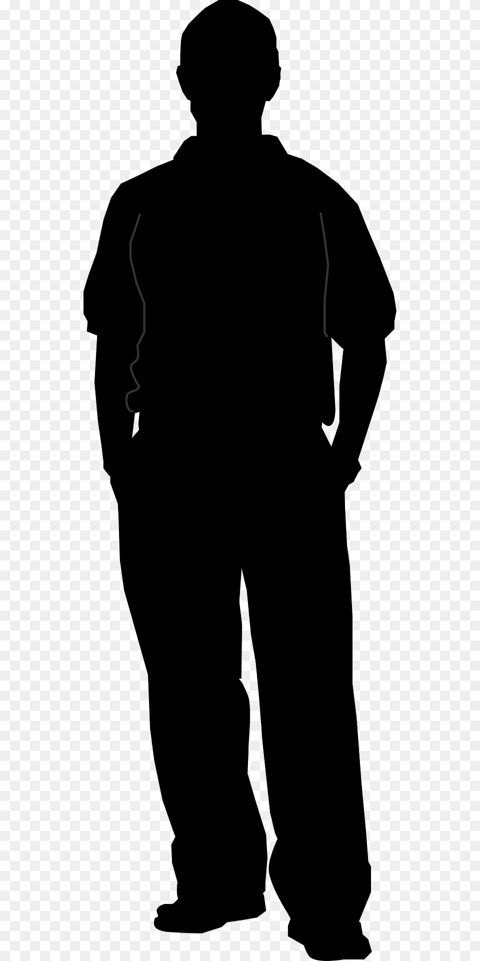 Casual Male Clipart, Adult, Man, Person, Silhouette Free Transparent Png