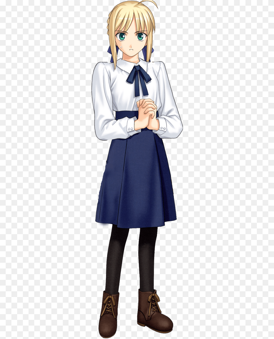 Casual Saber Fate Stay Night, Accessories, Publication, Formal Wear, Comics Png Image