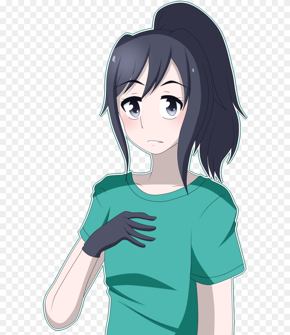 Casual Yandere Chan By Ilikepony Dbp90id Ayano Aishi Casual Outfit, Book, Comics, Publication, Adult Png