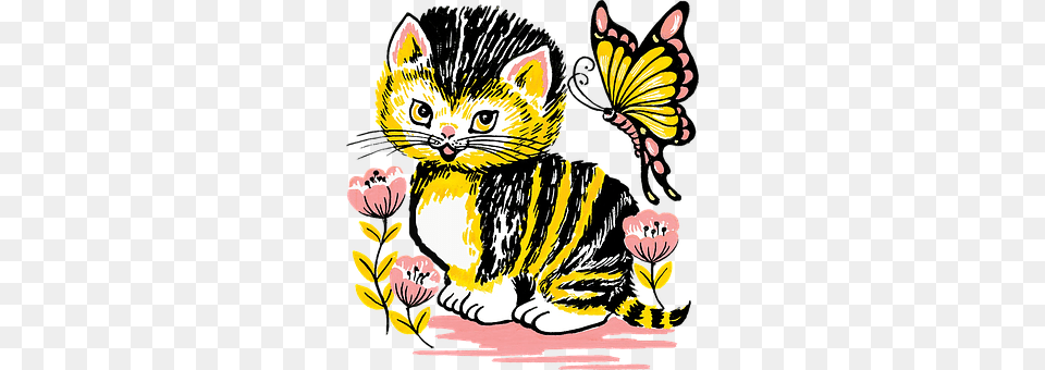 Cat Art, Animal, Kitten, Mammal Free Transparent Png