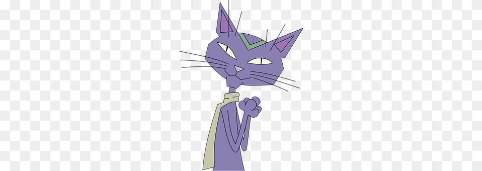 Cat Purple, Person, Art Free Transparent Png