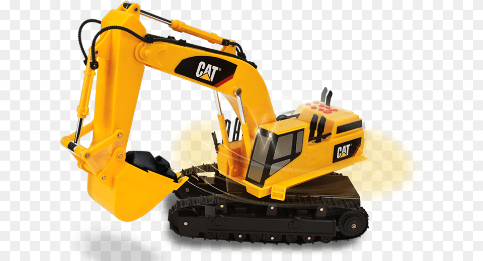 Cat 15quot Remote Excavator With Light And Sound, Bulldozer, Machine Png Image