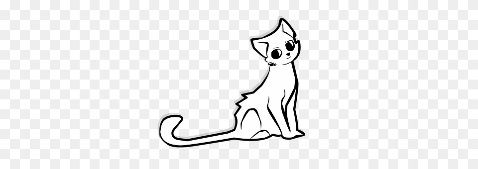 Cat Animal, Mammal, Pet, Stencil Free Transparent Png