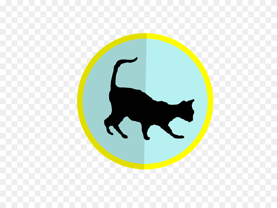 Cat Silhouette, Logo, Animal, Canine Free Png Download