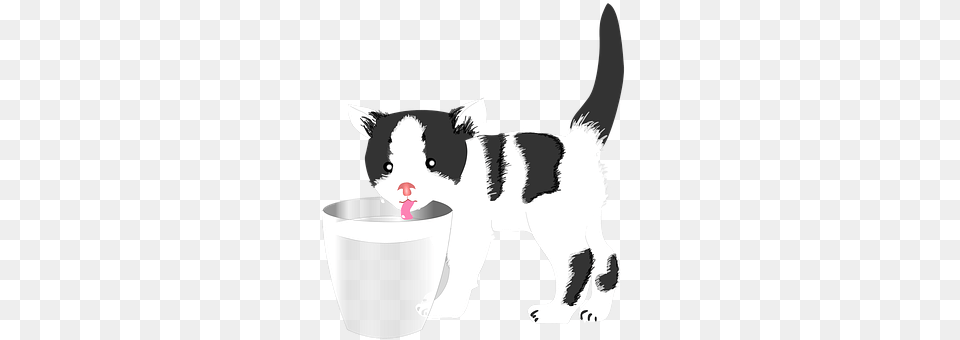 Cat Beverage, Milk, Dairy, Food Free Transparent Png