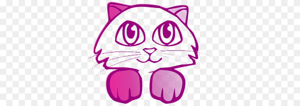 Cat Purple, Smoke Pipe Free Png