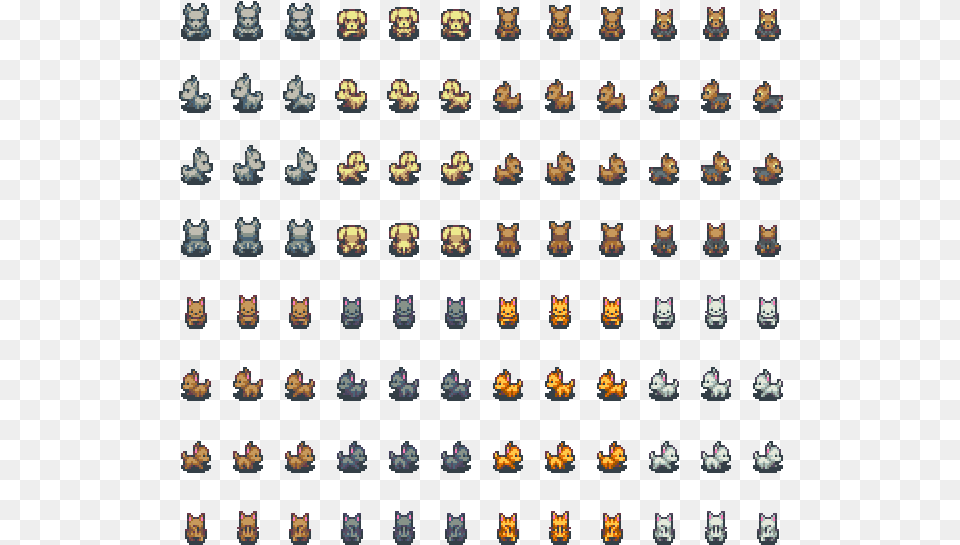 Cat And Dog Sprites Pixel Dog Sprite Sheet, Clothing, Footwear, Shoe, Sneaker Free Png Download