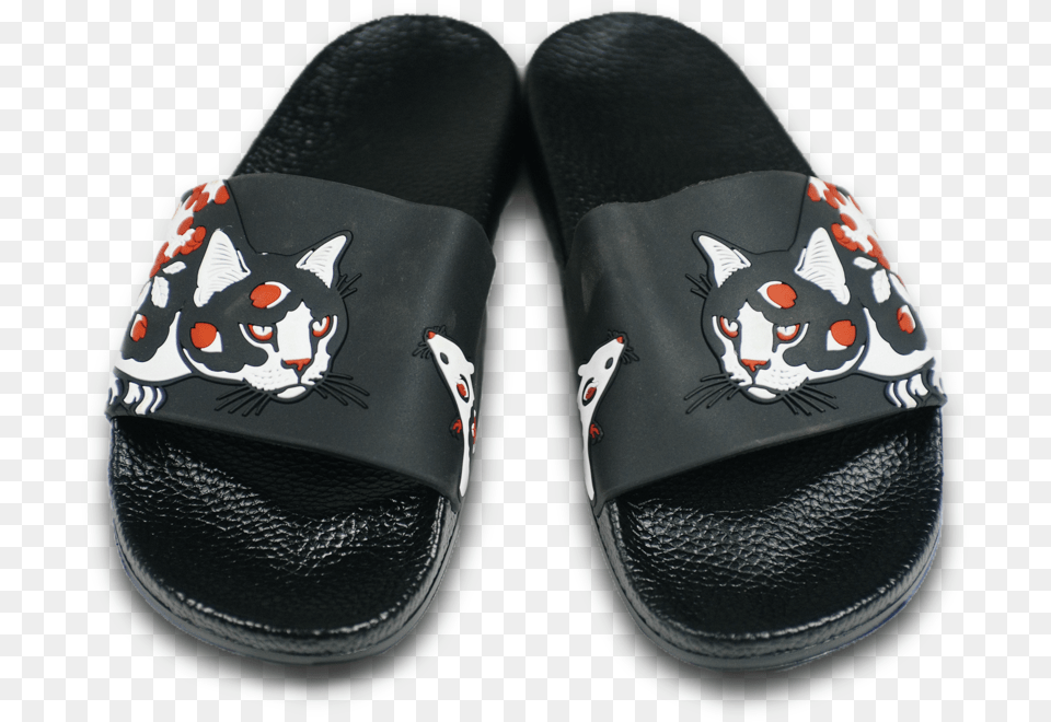 Cat And Mouse Slides Monmon Cats Slip On Shoe, Clothing, Footwear, Sandal Free Png Download