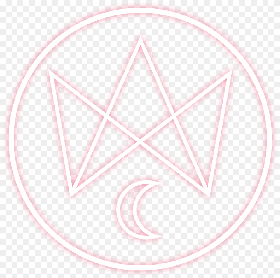 Cat And The Queen Pentagram White, Light, Road Sign, Sign, Symbol Free Png