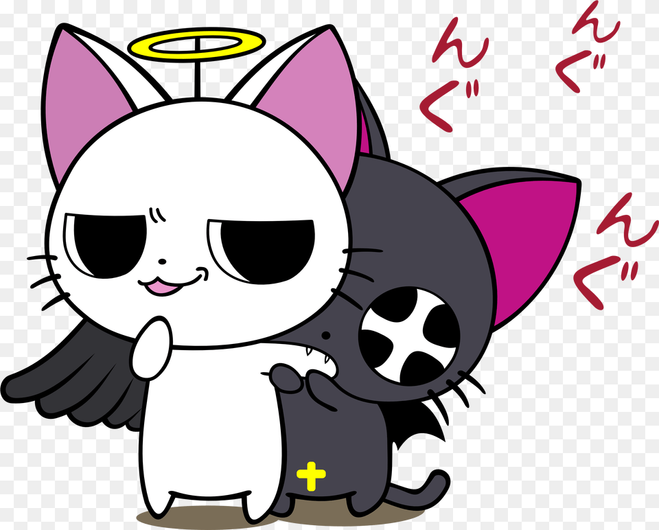 Cat Anime 6 Vampire Cat Anime, Cartoon, Animal, Fish, Sea Life Png Image
