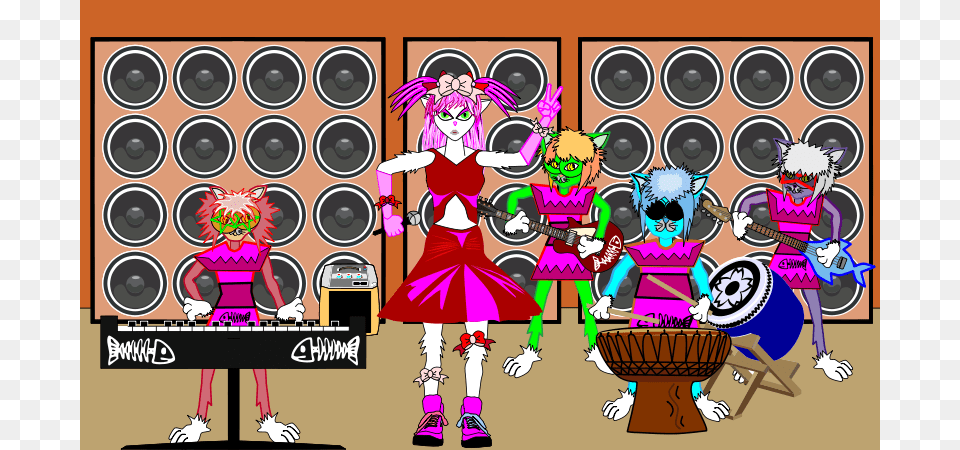 Cat Band, Book, Comics, Publication, Baby Free Png