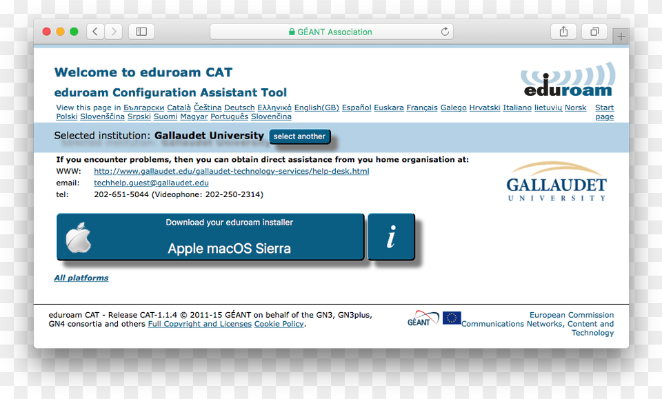 Cat Browser View For Os X Gallaudet University, File, Webpage Free Transparent Png