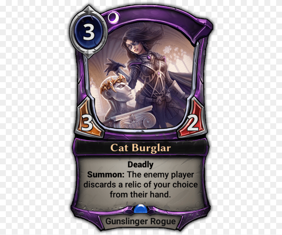 Cat Burglar Eternal Card Game Ashara, Publication, Book, Comics, Adult Png Image