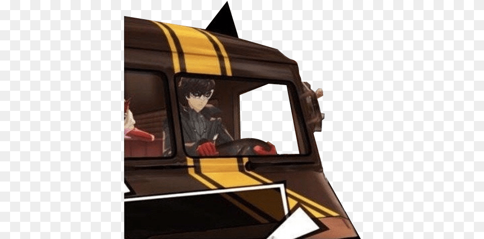 Cat Bus Persona 5 Morgana Car, Adult, Male, Man, Person Free Png Download