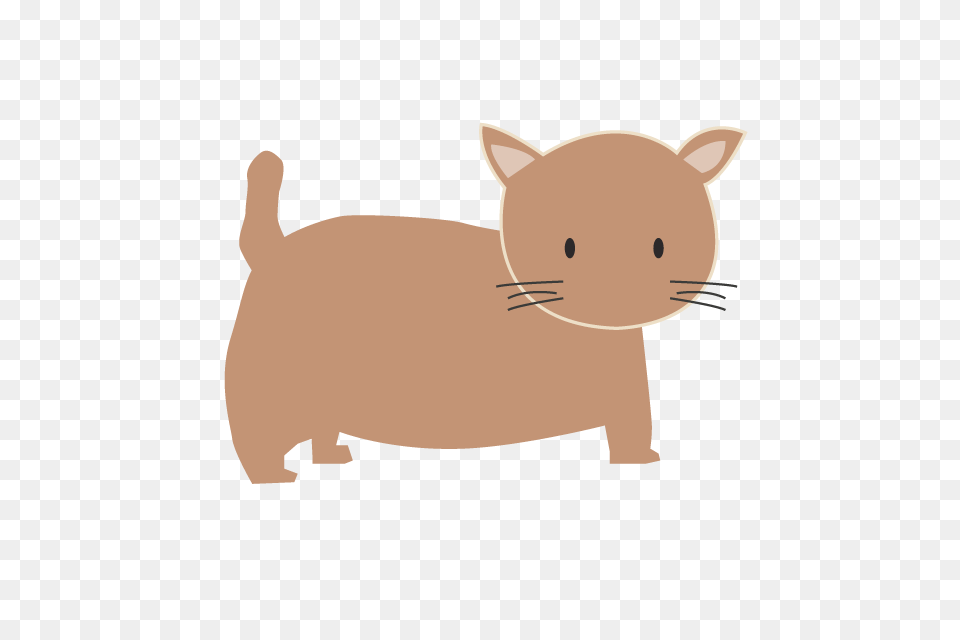 Cat Cat Clip Art Material Illustration Image, Animal, Mammal, Pig Free Transparent Png