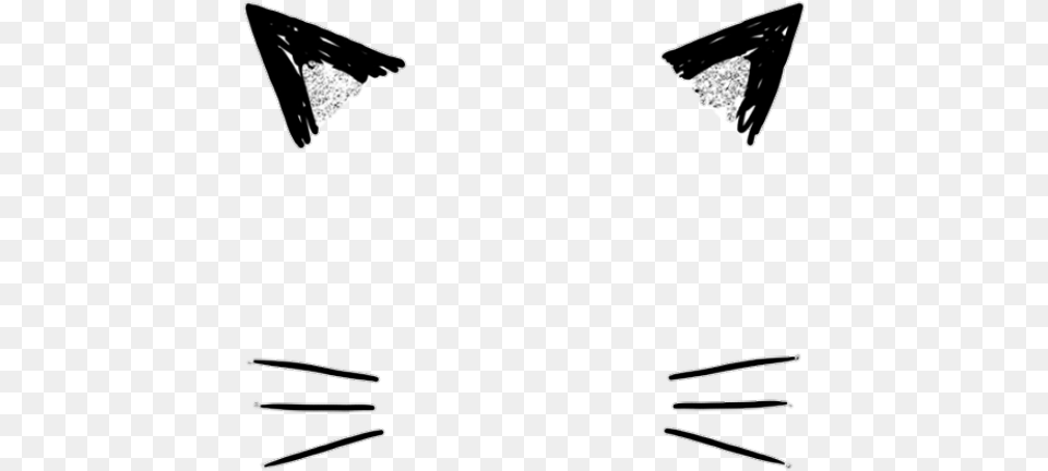 Cat Catears Ears Cute Overlay Kawaii Royalty Cat Ears, Arrow, Arrowhead, Weapon Free Transparent Png