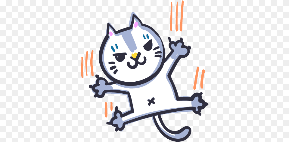Cat Cats Scratch Multicolor Cartoon, Festival, Hanukkah Menorah, Electronics, Hardware Free Transparent Png