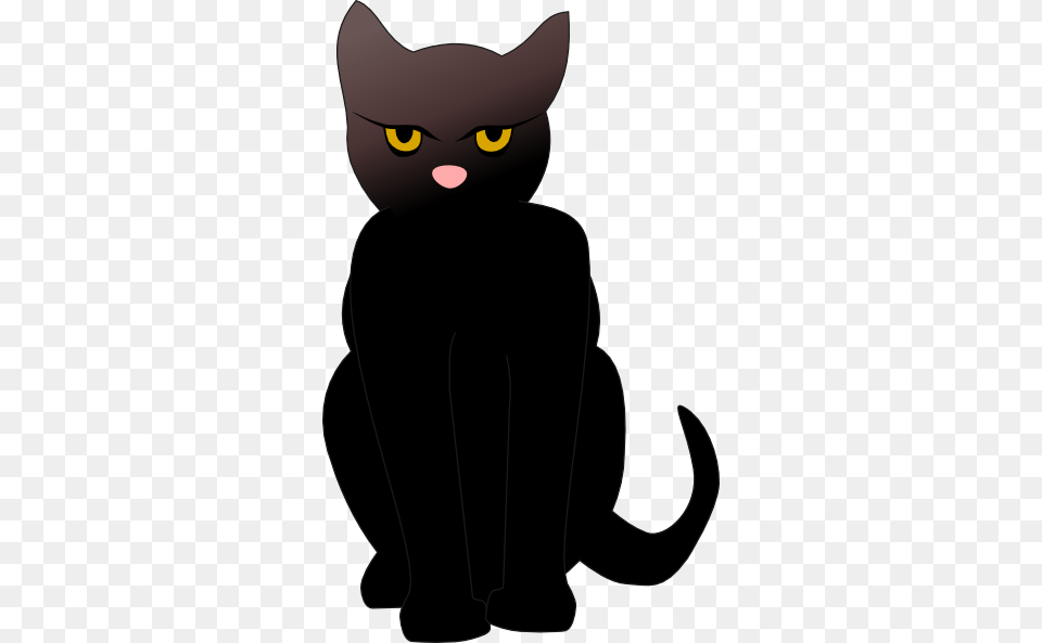 Cat Clip Art, Animal, Mammal, Pet, Black Cat Png Image