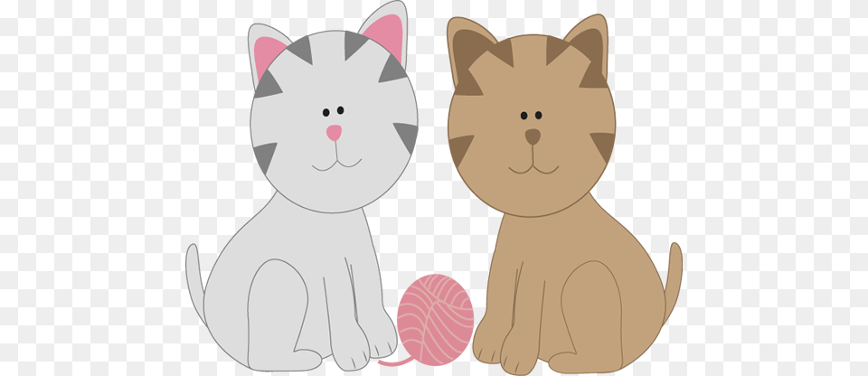 Cat Clip Art Friends 2 Kittens Clip Art, Plush, Toy, Baby, Person Png Image