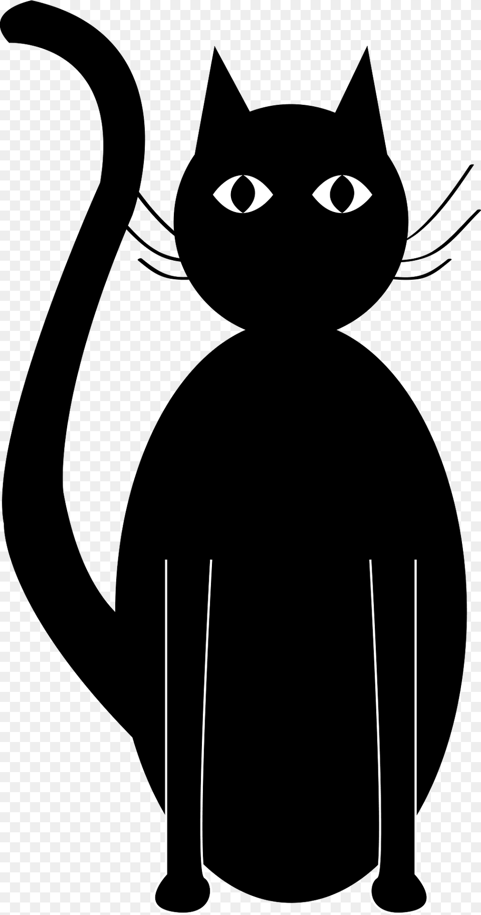 Cat Clipart, Animal, Mammal, Pet, Black Cat Png Image