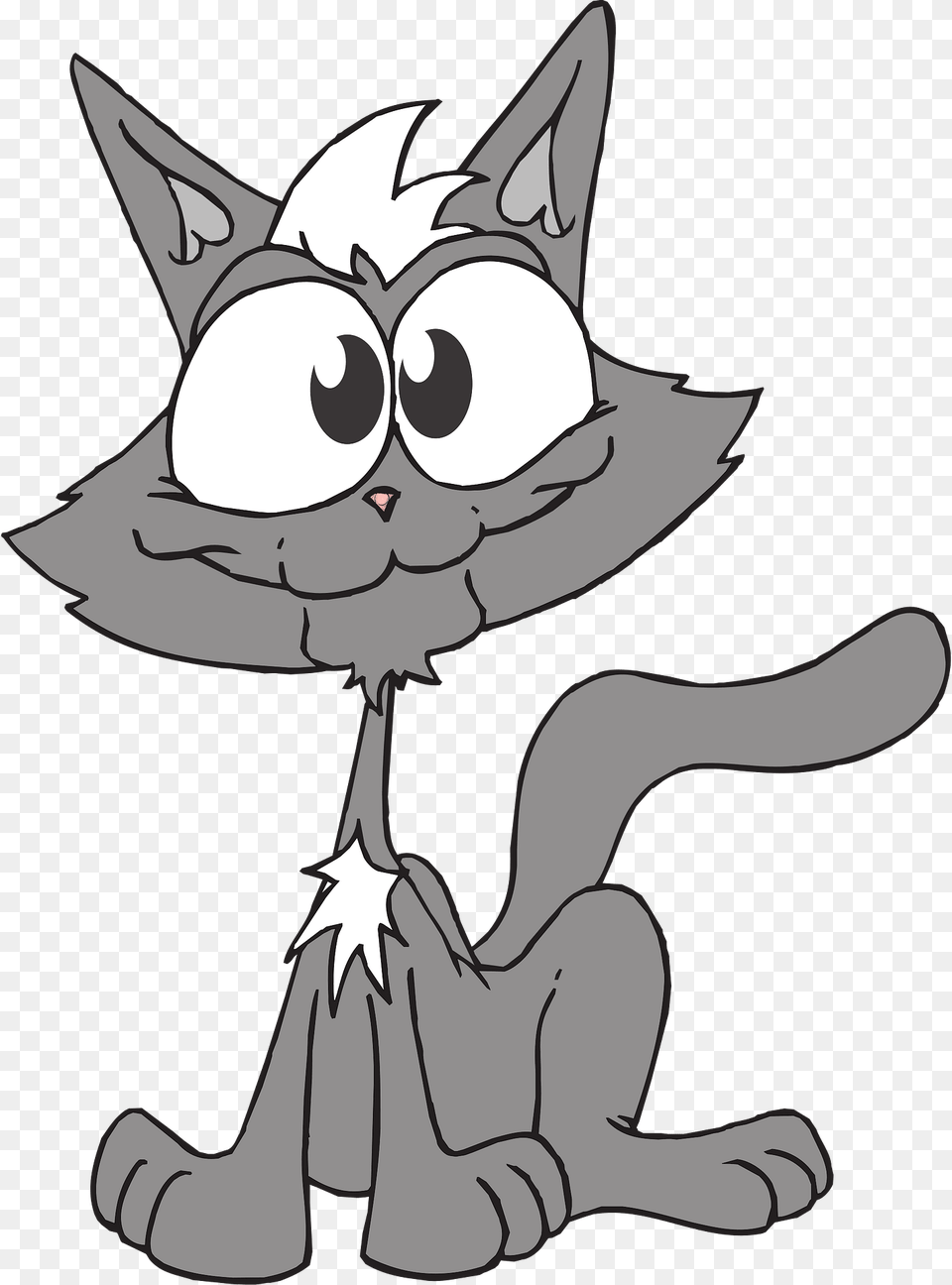 Cat Clipart, Cartoon, Animal, Fish, Sea Life Png