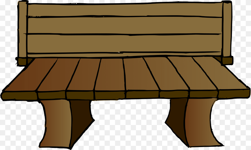 Cat Clipart, Bench, Furniture, Wood, Park Bench Png Image